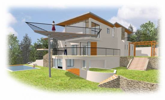 La modélisation 3D : l'outil parfait pour visualiser le projet de construction finale de sa maison sur Mougins