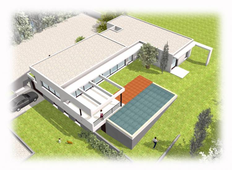 Projet d'une villa Contemporaine, Mouans-Sartoux. 06