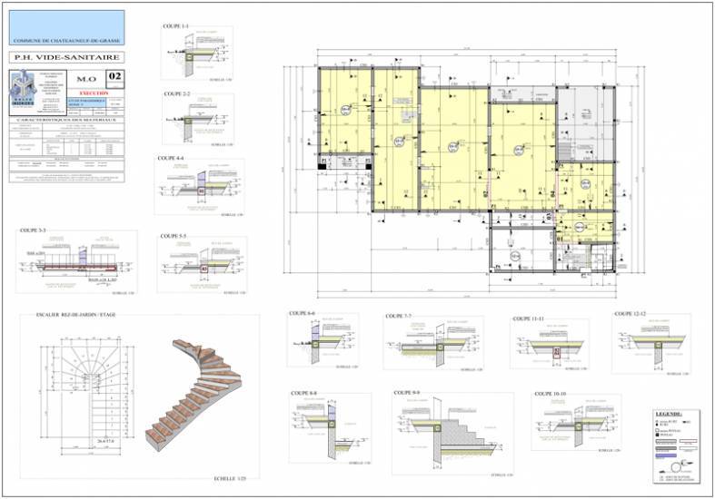 Projet de villa Provencale, Chateauneuf-de-grasse. 06
