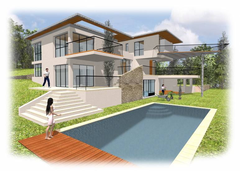 Projet de villa Contemporaine, Vallauris. 06