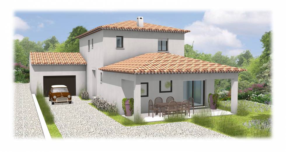 Projet de villa Provencale, la Roquette-sur-Siagne. 06