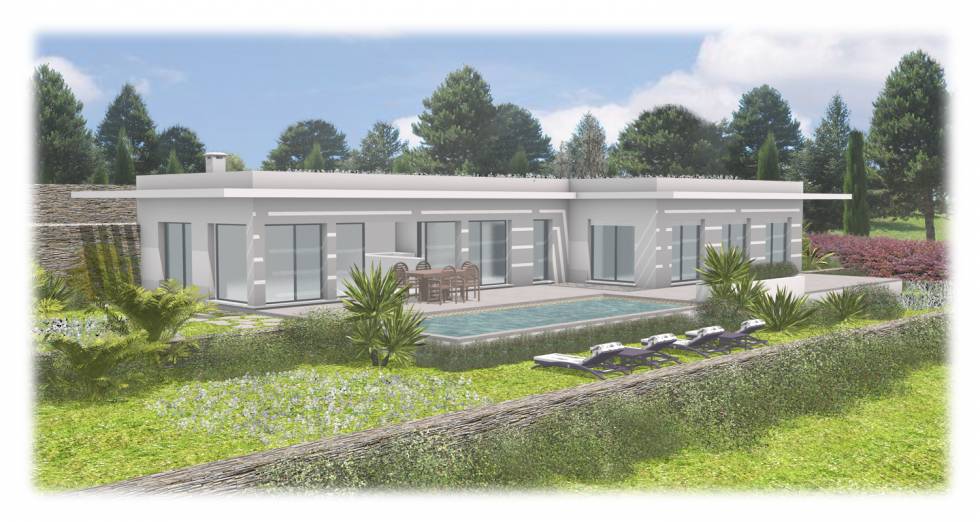 Projet d'une villa Contemporaine, Vence. 06
