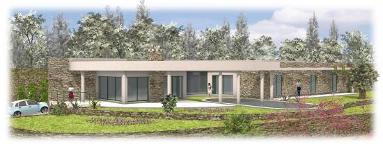 Projet d'une villa Contemporaine, Antibes. 06